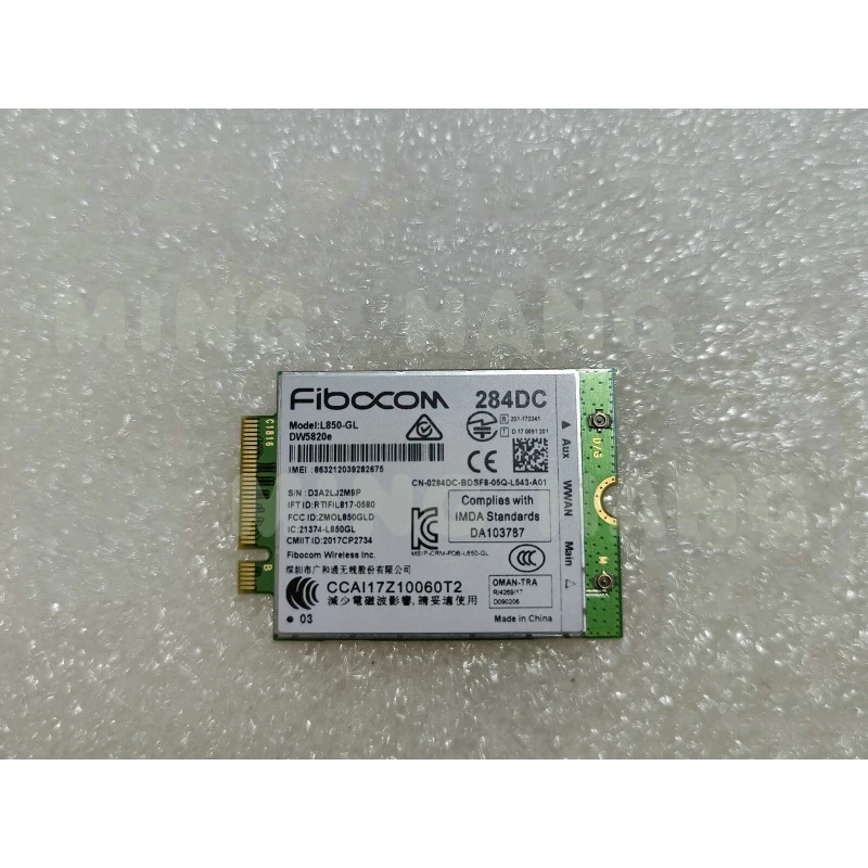 

Новая карта WWAN H9WGV DW5820e для Fibocom L850-GL LTE/WCDMA 4G