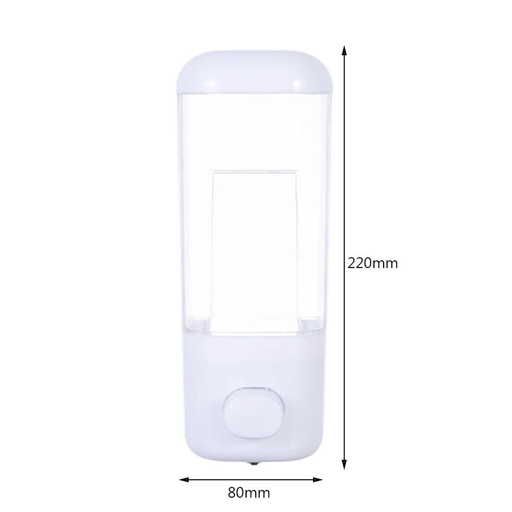 500ML Liquid Soap Pump Dispenser Wall Mount Shower Shampoo Lotion Container Hand Wash Soap Liquid Dispenser for Bathroom Kitchen