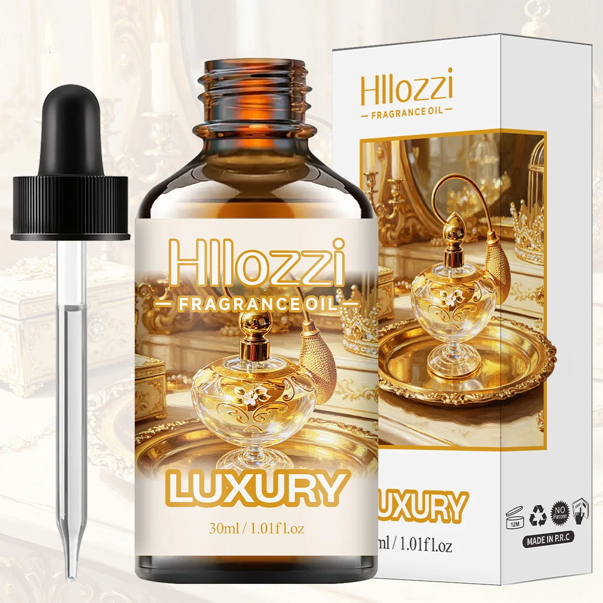 Luxuriöse ätherische Öle haben einen frischen und angenehmen Duft und eignen sich für Aromadiffusoren, Luftbefeuchter und DIY-Bastelarbeiten.