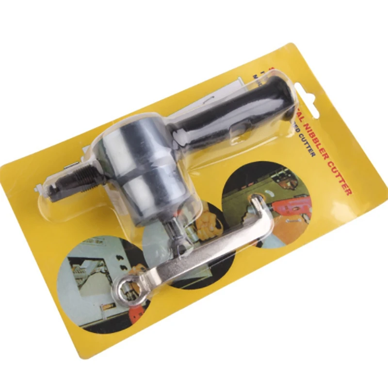 TFORU-Metal Plate Double-Headed Punch Cutting Machine Drill Bit Accessory Cutting Power Tool With Mini Wrench