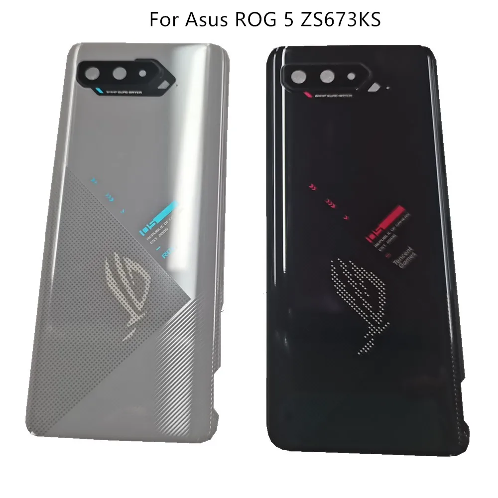 

For Asus Zenfone Rog 5 ZS673KS Battery Case Back Door Back Housing Cover with Flex cable