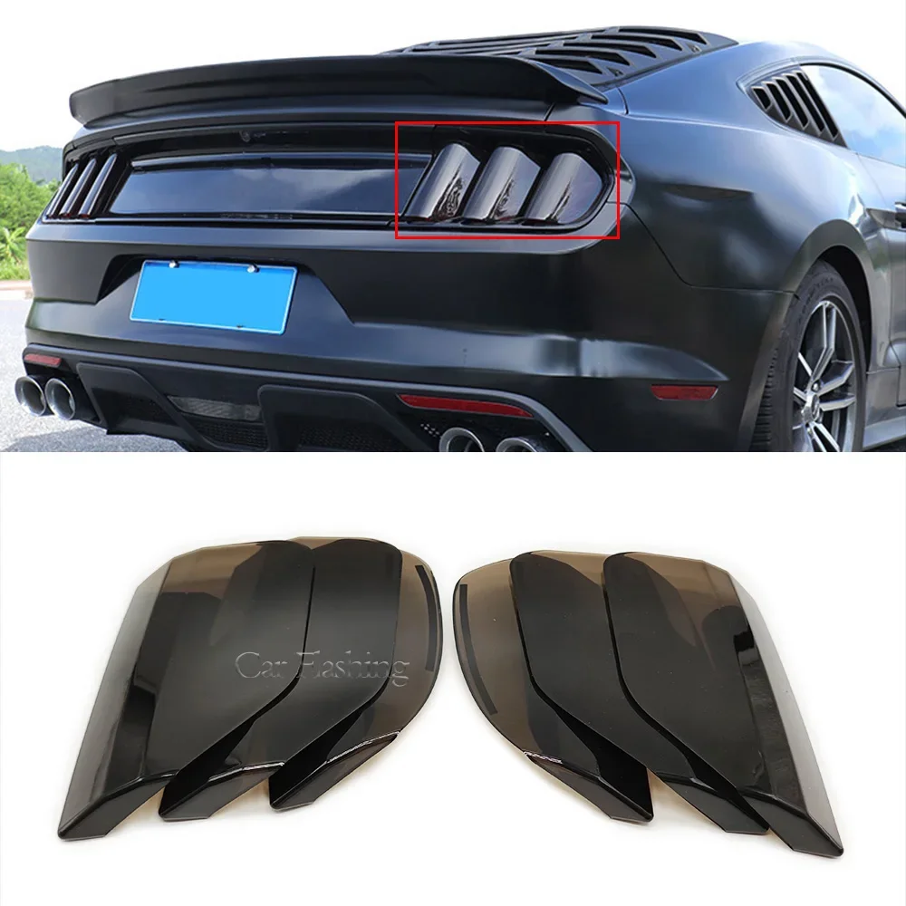 New！ Car Rear Tail Light Lamp Decoration Sticker For Ford Mustang 2015 2016 2017 2018 2019 2020 2021 2022 2023 2024 Taillight Co