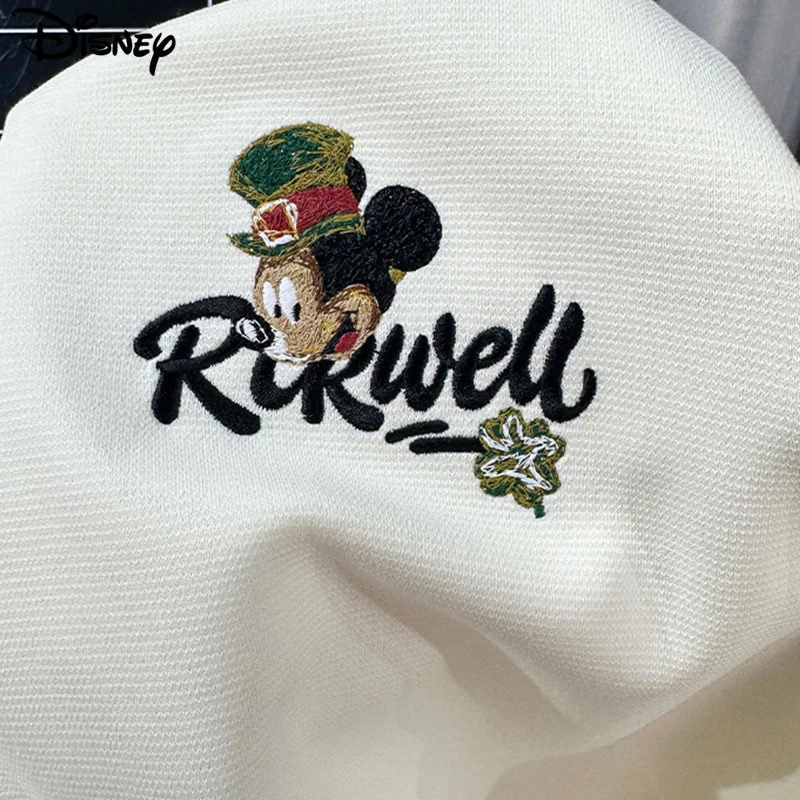 Disney 2022 New Arrival Fashion Autumn Cotton Loose O-neck Casual Cartoon Mickey Mouse Donald Duck Print Long Sleeve Sweatshirt