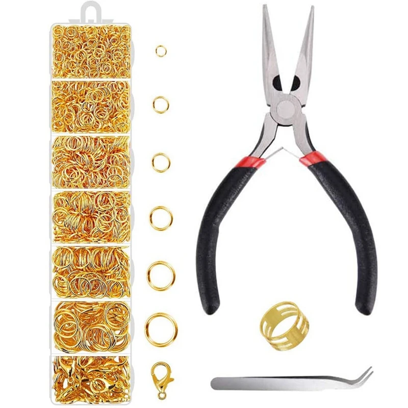 

Jump Ring And Lobster Clasps Kit Jewelry Repair Tools Kit Jewelry Making Supplies Kit With Jewelry Making Accessories