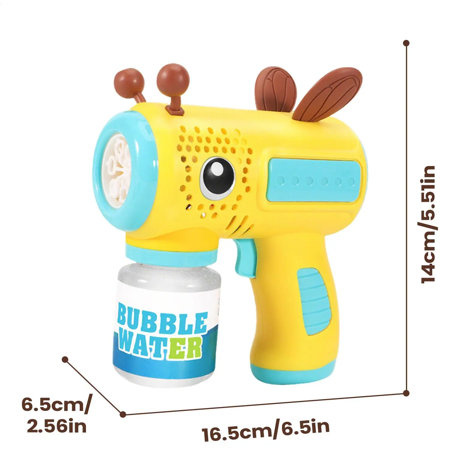 Seifenblasenmaschine, Cartoon-Bienen-Design, Sommerspielzeug, automatisches Seifenblasenspielzeug für Party, Geburtstag, Hochzeit, Halloween, Spielen im Freien, Hinterhof