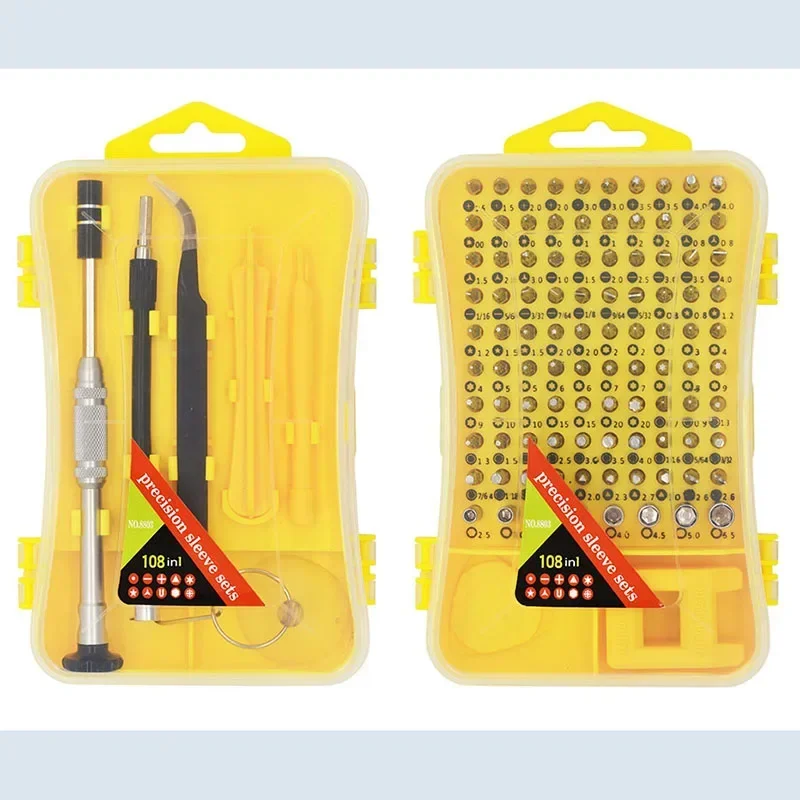 108 in 1 Screwdriver Set Mini Electric Precision Screwdriver Multi PC Mobile Phone Device Watch Glasses Computer