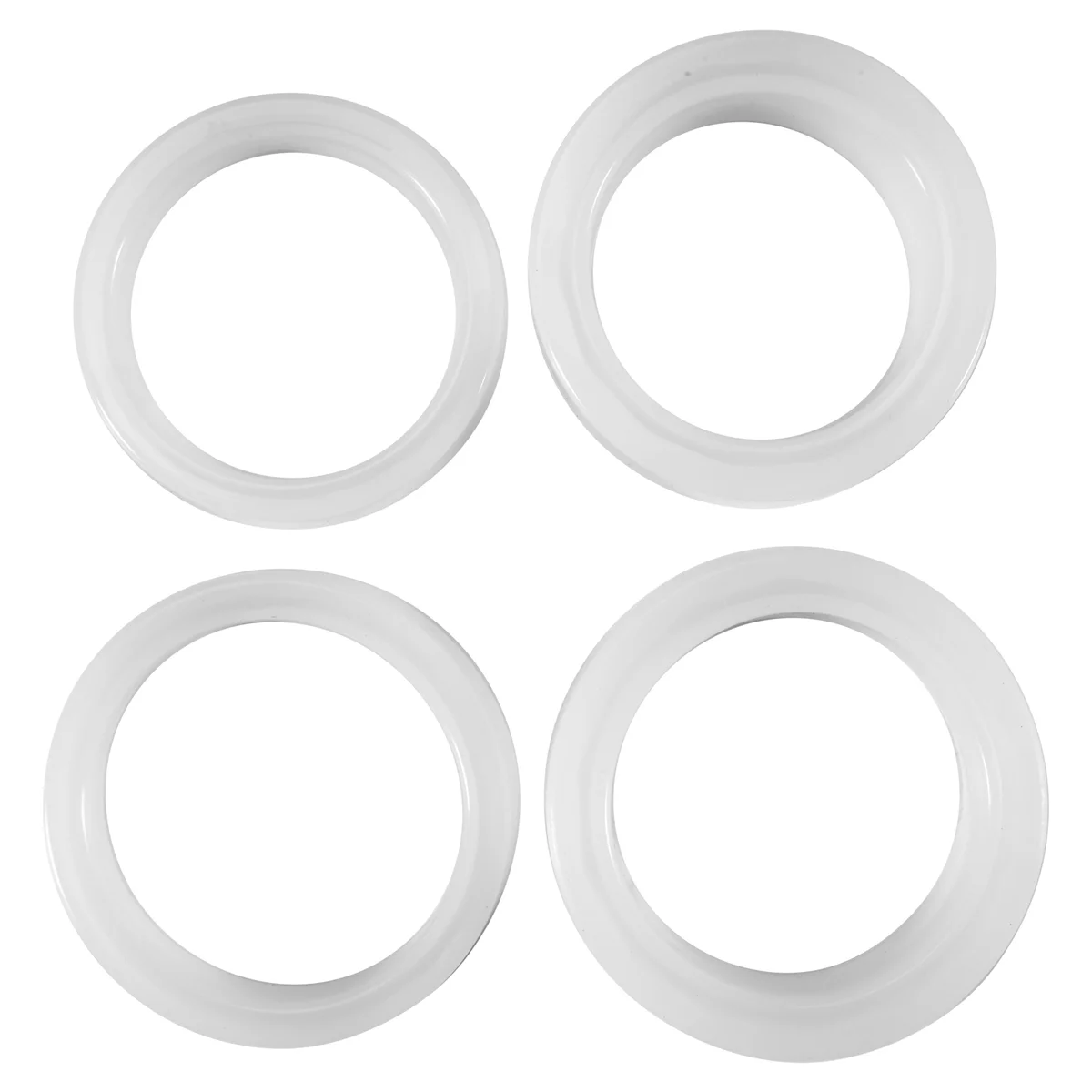 FZFZ 4 個シリコンモールドモールドラウンドカーブバングルブレスレットジュエリー作成 DIY