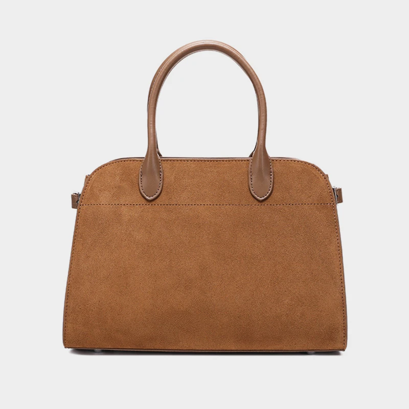 

Hifashion Замшевые сумки-тоут из натуральной кожи для женщин 2025 Роскошные дизайнерские офисные женские сумки через плечо с верхней ручкой