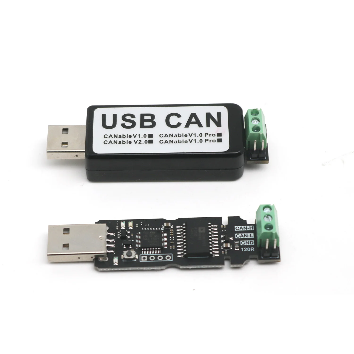 CANable Pro USB To CAN CANable USBCAN Analyzer Adapter python-CAN Communication Software Control Pcanview Cangaroo Firmware Pcan