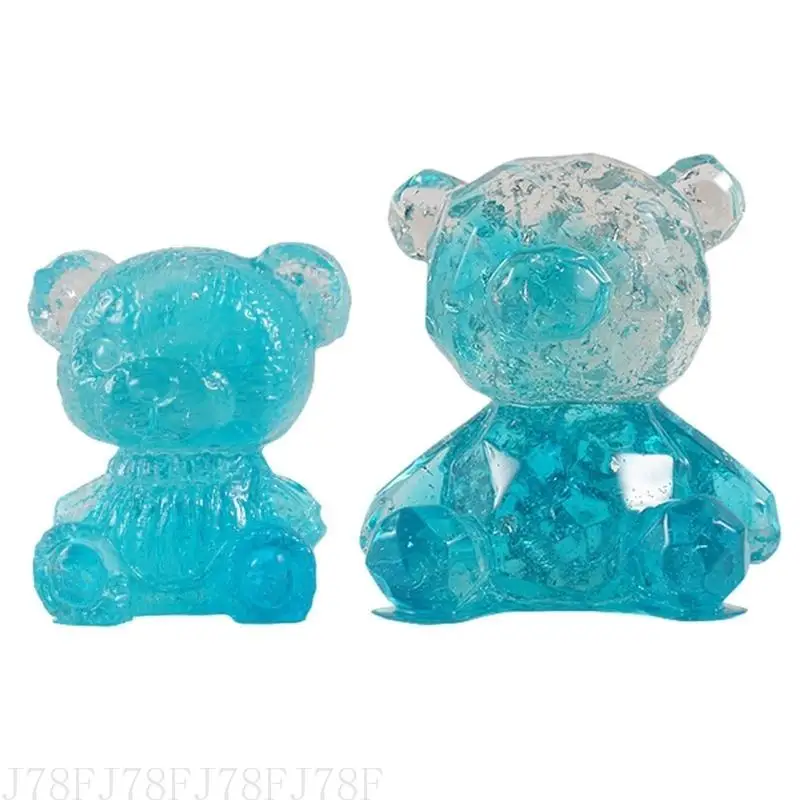 

J78F Bear Resin Mold Making Mold Geometry Ornaments Mold Bear Epoxy Resin Casting Moulds for undefined Crafts Home