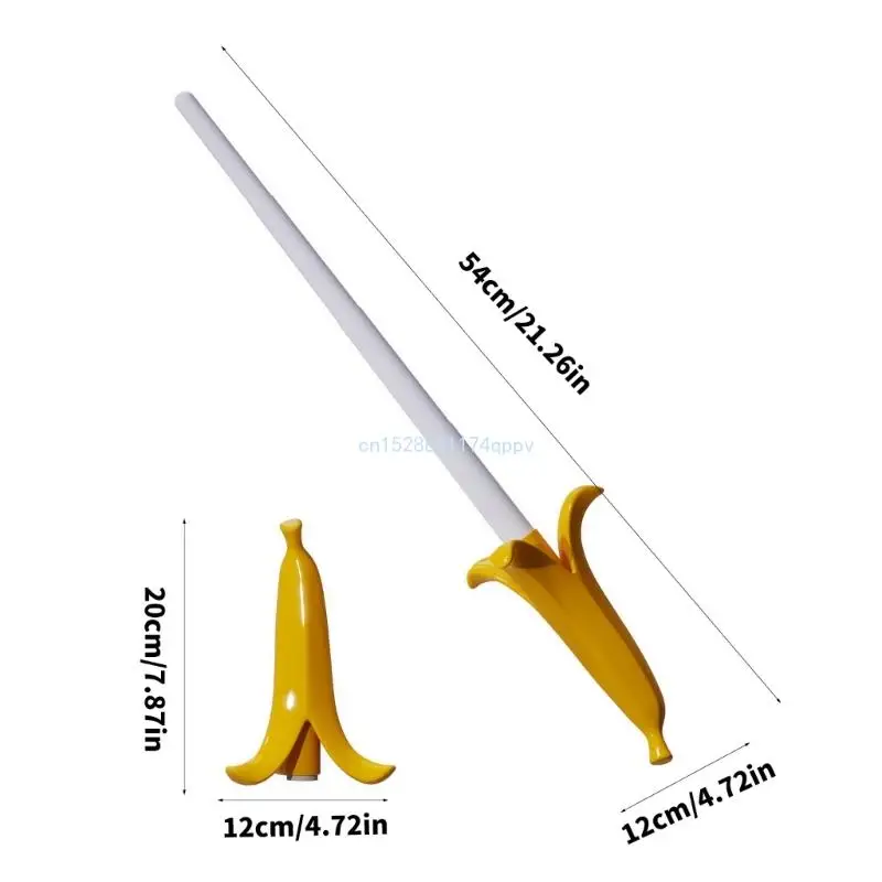 3D Banana Swords Anxiety Reduce Toy for Children Funny Retractable Swords Toy Office Adult Stress Relief Role Play Dropship