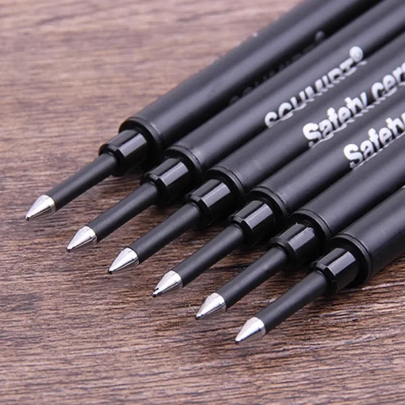 Schmidt Neutral Metal Refill 0.5mm black Roller Ballpoint pen refill Business Officel School Stationery Accessories Write Smooth