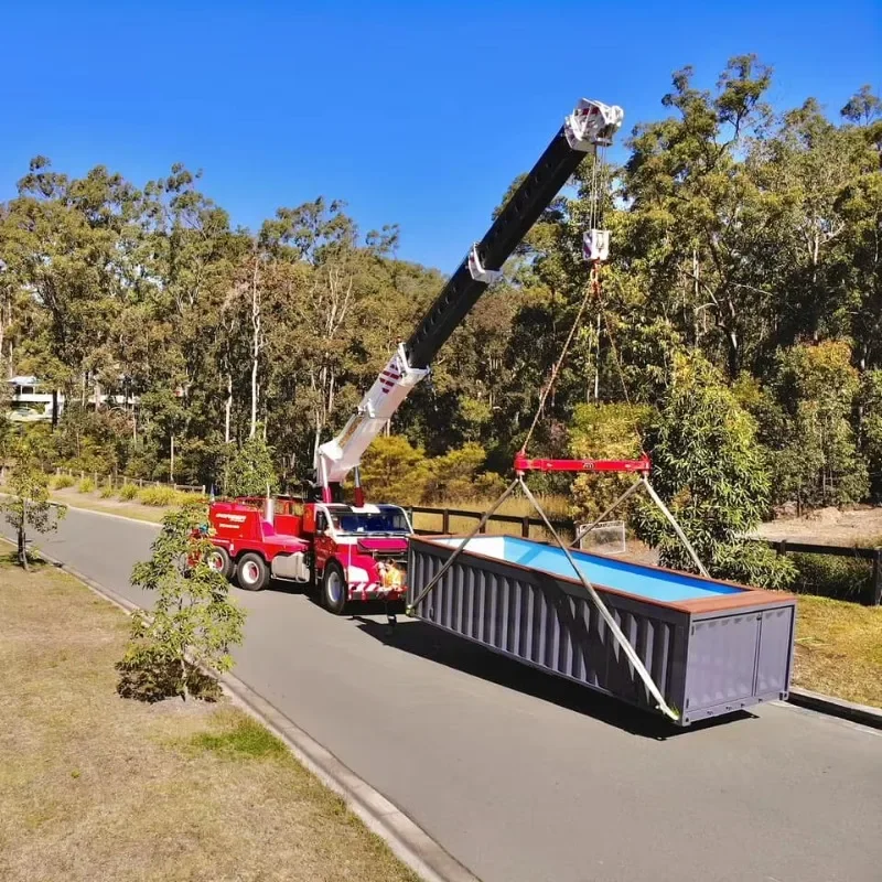 Window on Sale Pool Tools & Accessories 20ft 40ft Fiberglass Above Ground House Container Swimming Pool