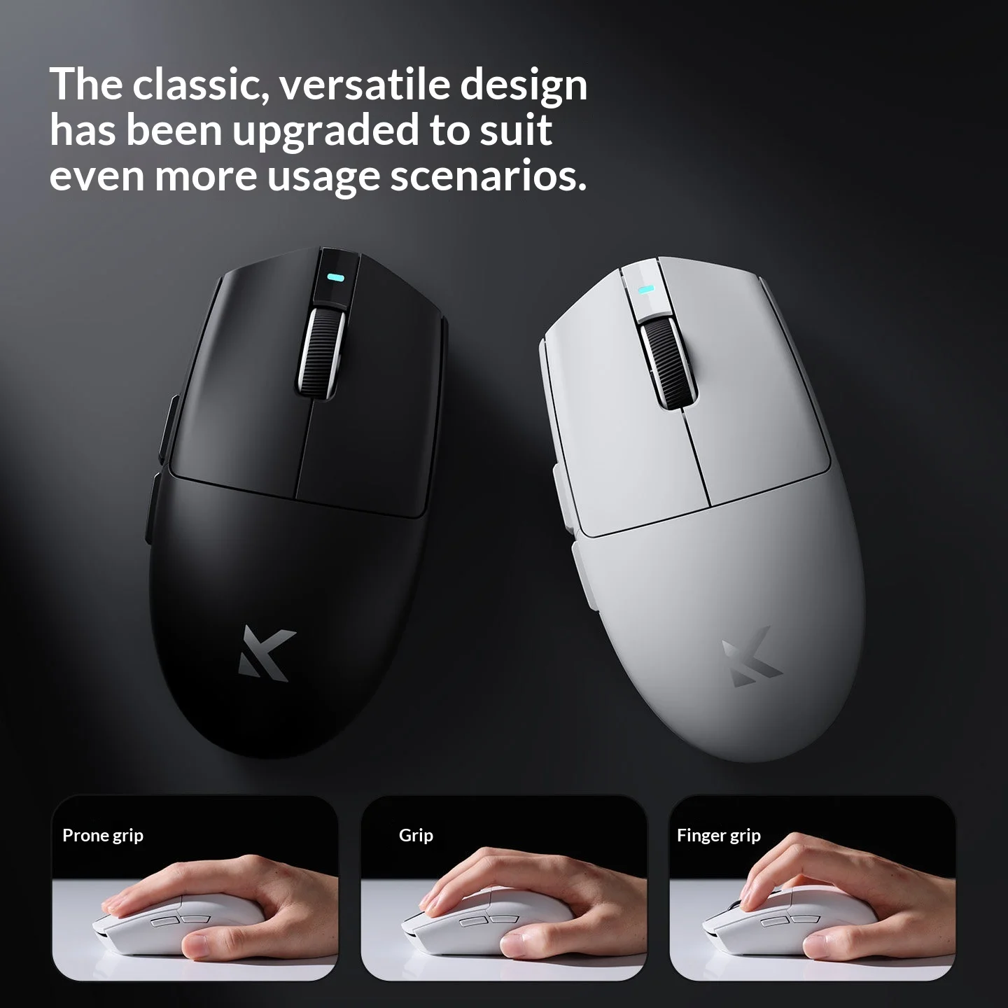 MCHOSE G3 A Lightweight Gaming Mouse, Tri-mode Wired/2.4G/Bluetooth, 800mAh Long Battery Life Esports Office PC Mouse