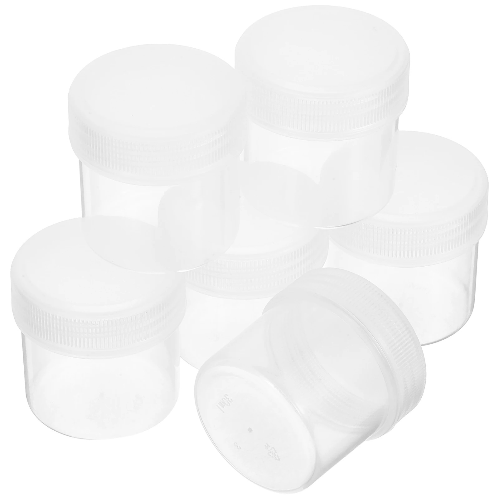 

6Pcs Plastic Airtight Sealed Buckets Ink Solder Paste Storage Containers Reusable Painting Storage Bins Portable