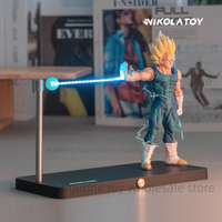 24 Hours Shipment NIKOLATOY Dragon Ball Magnetic Night Light Anime Peripheral Vegeta Super Saiyan Desktop Ornaments
