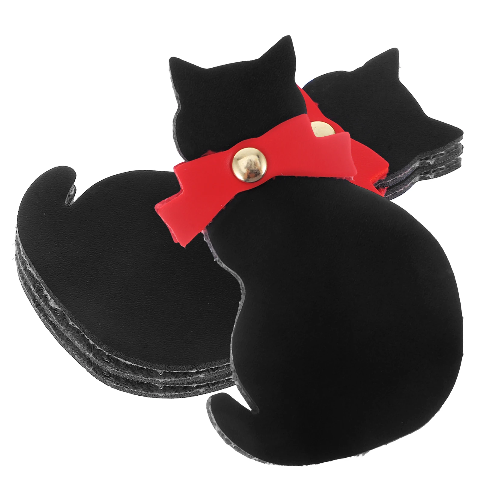 

3pcs Cat Bookmarks Cute Animal Design for Students Travelers PU Material Mini Size Gifts Cat Lovers Reading