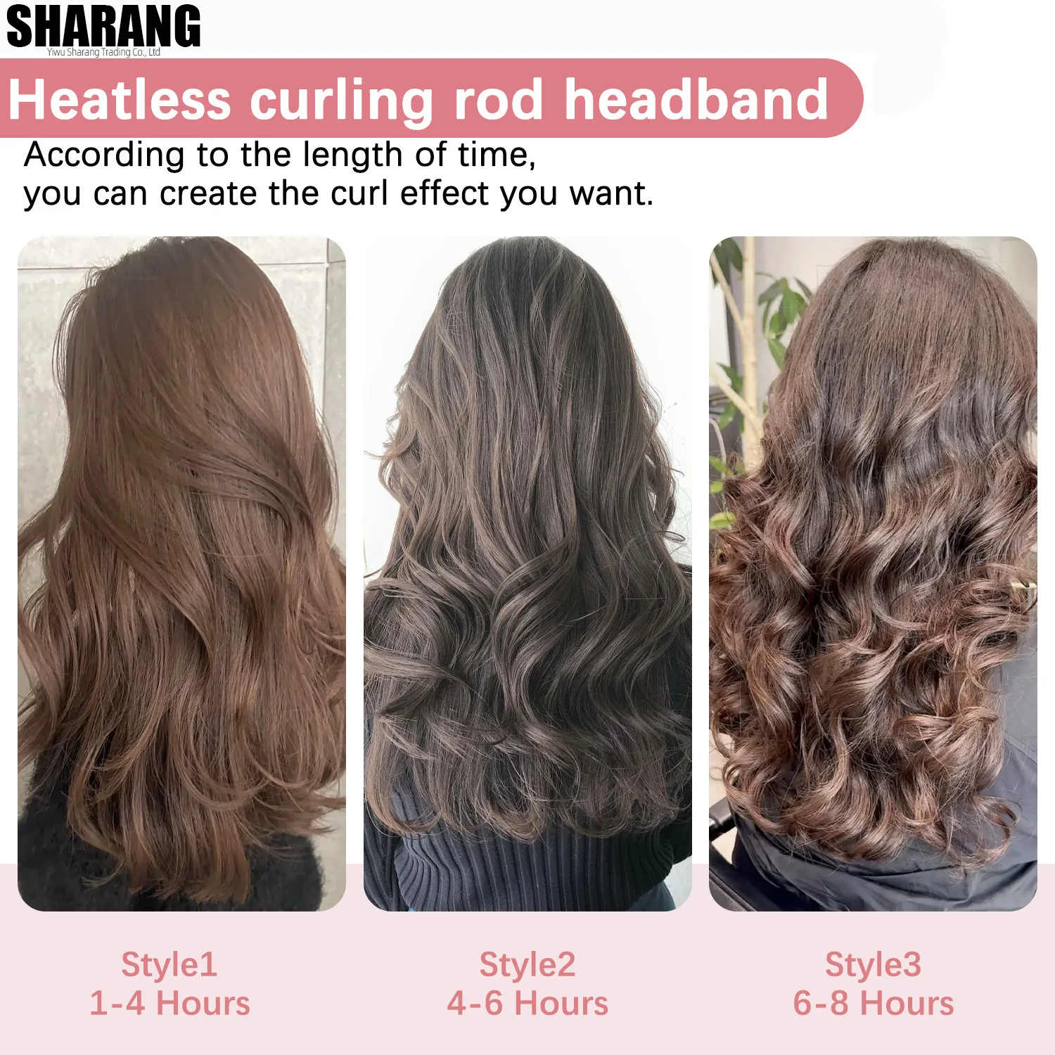 Satin Heatless Curls Lockenwickler über Nacht zum Einschlafen Lockenwickler Lockenwickler Keine Hitze Haarwickel für Locken Stirnband, 70" Satin Heat – Detail 6