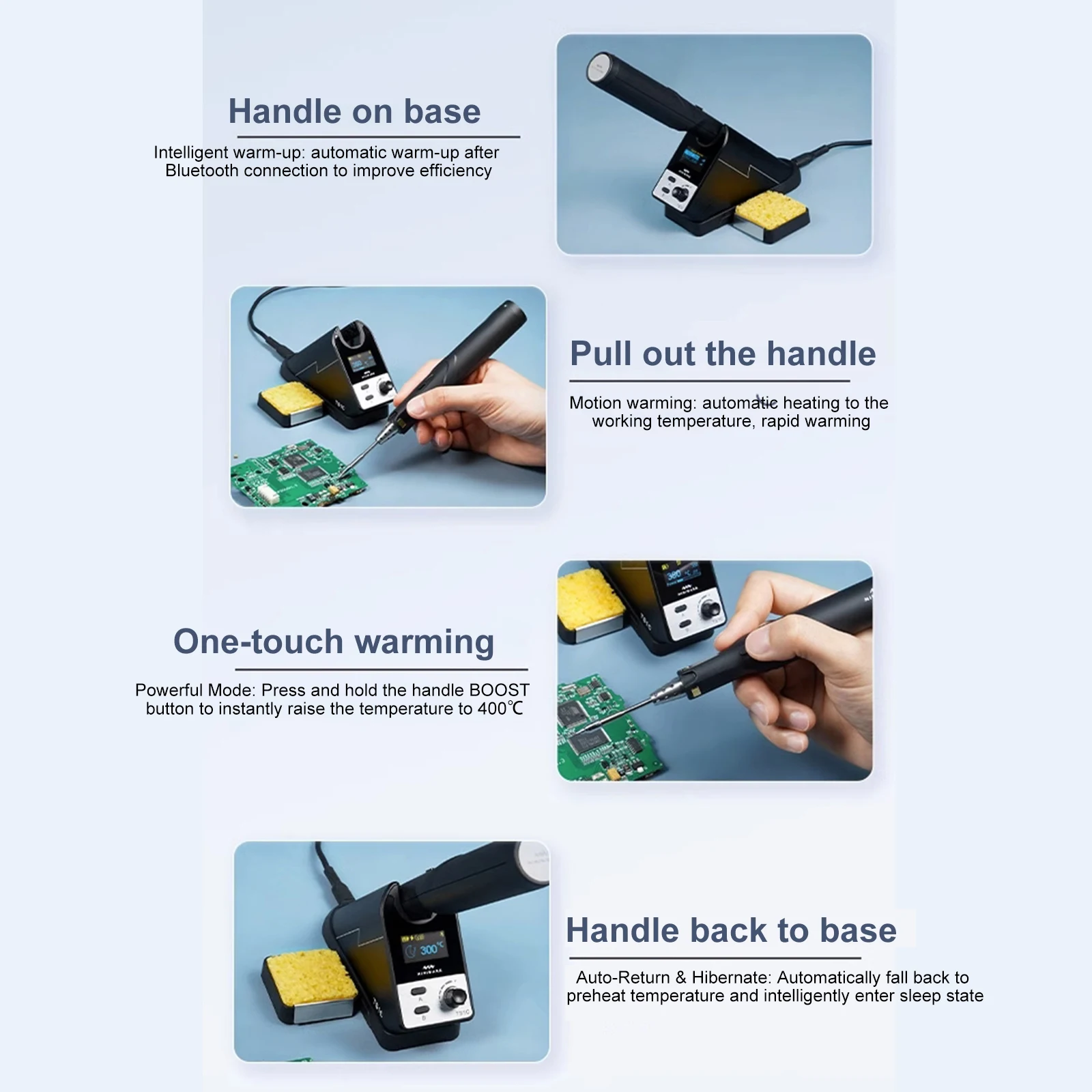 Max 36W Wireless Spot Welders Mini Soldering Iron Cordless Soldering Station Rechargeable Supercapacitor With Display Screen