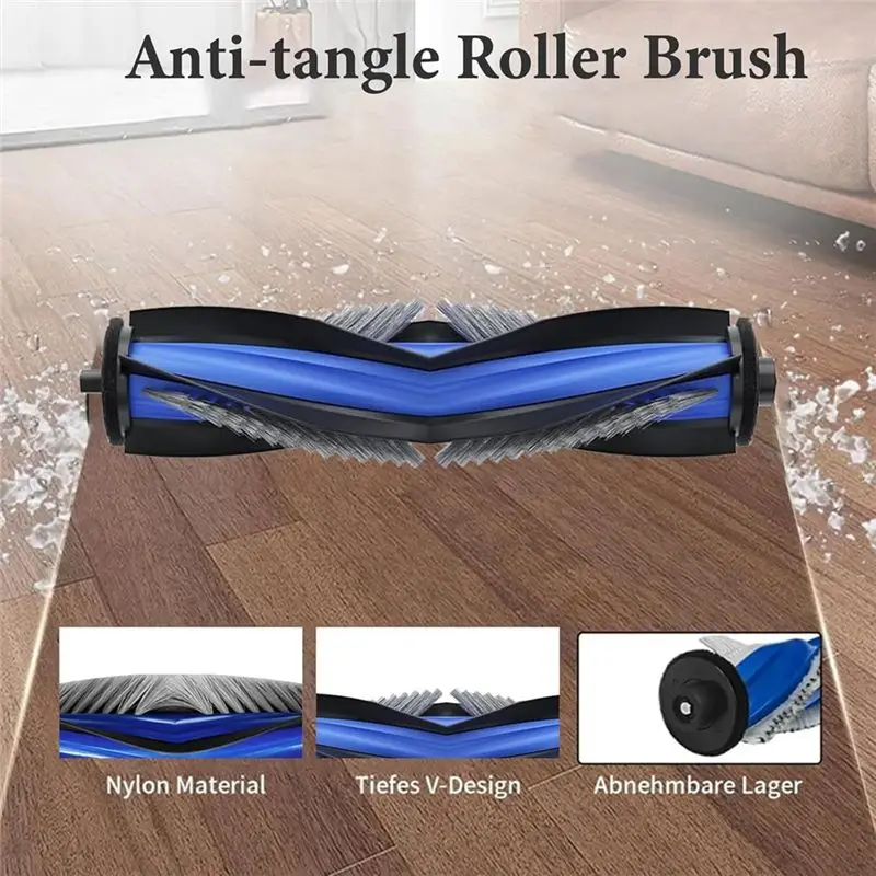 AS60-Accessories Kit For Ecovacs Debot N30 OMNI / N30 PRO OMNI Vacuum Parts Main Side Brush Hepa Filter Mop Cloth Dust Bag