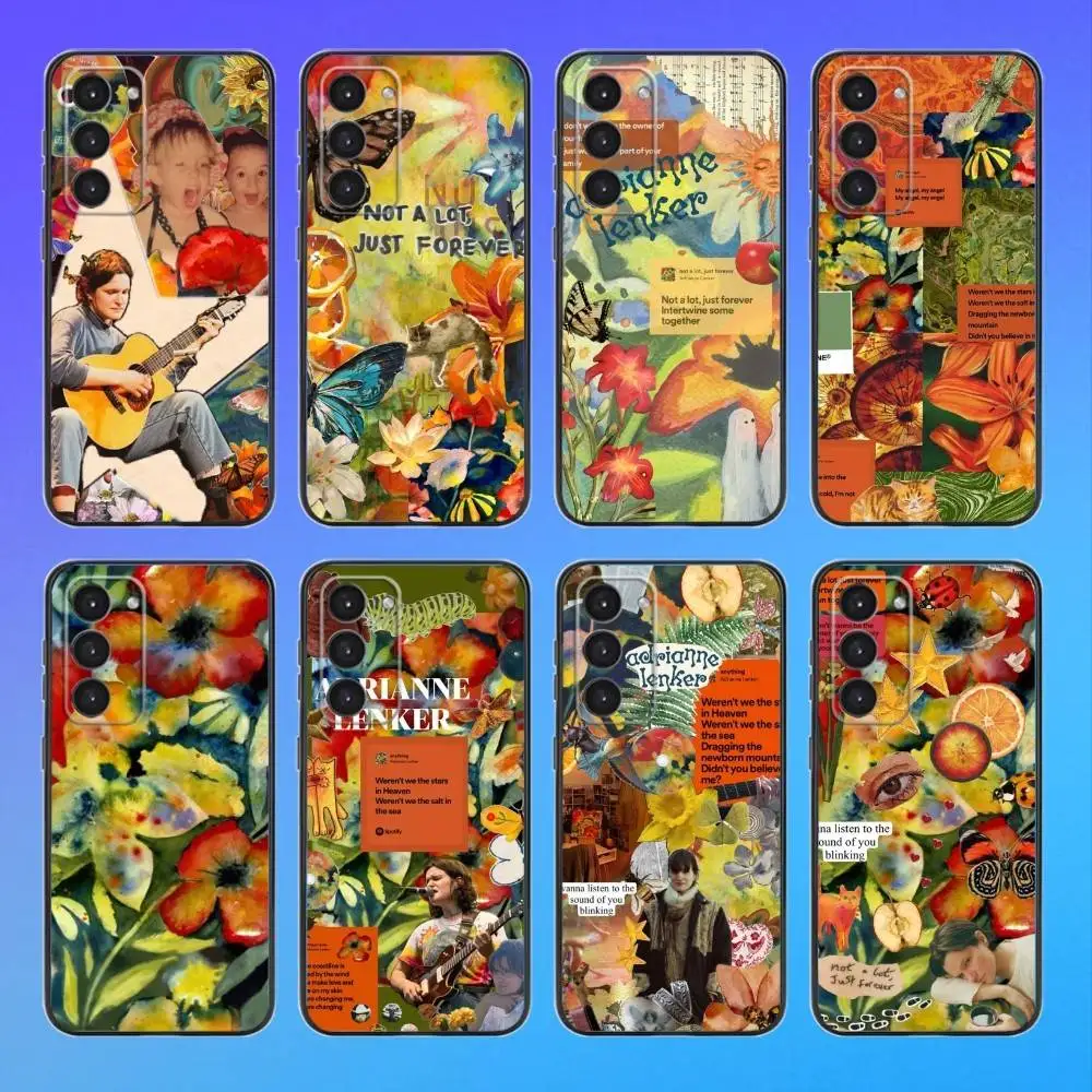 Funda de teléfono Musician A-Adrianne Lenker para Samsung Galaxy A73,A72,A71,A70,A53,A52,A51, otras fundas negras suaves