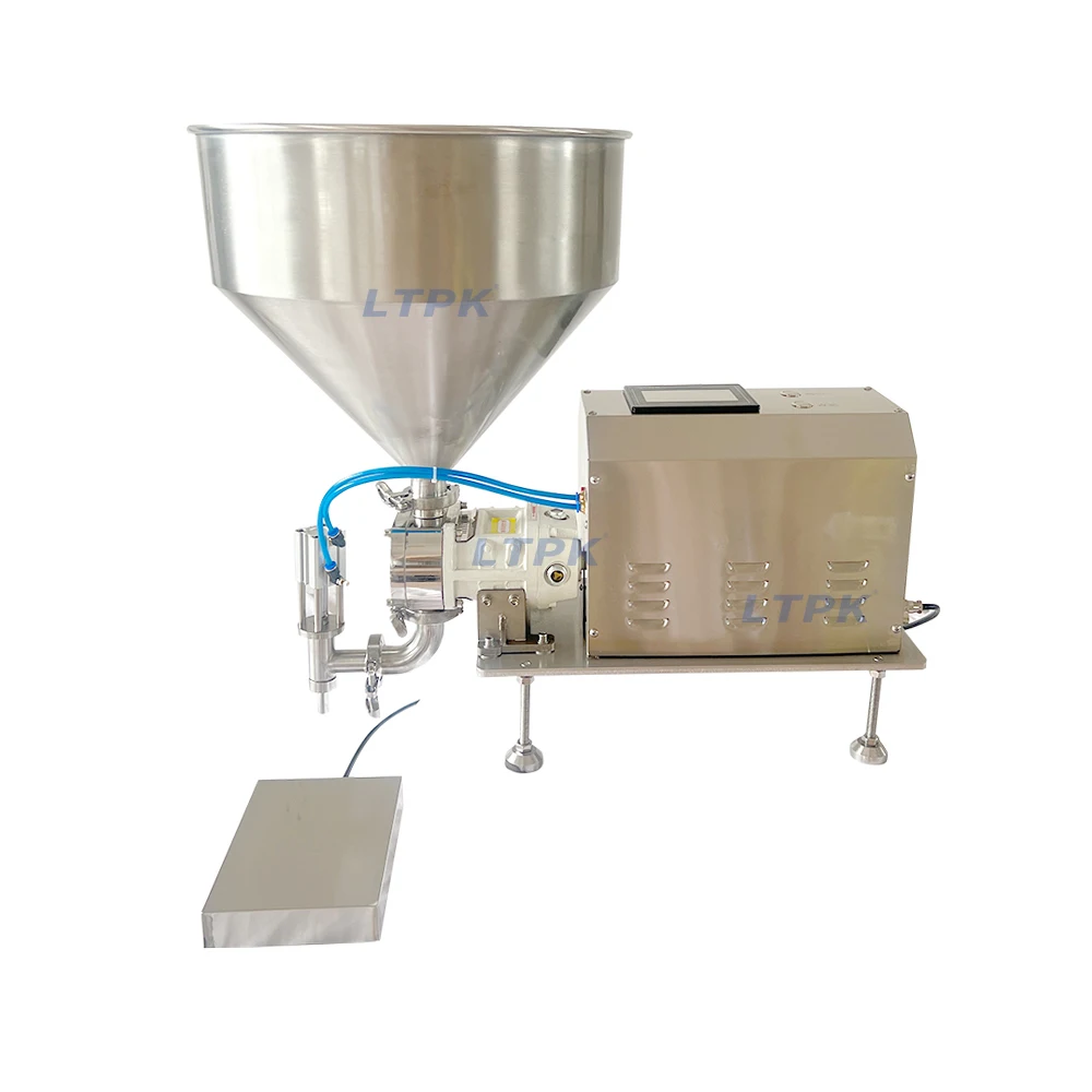 High Quality 30L/min Heavy Flow Thick Liquid Filler Weighing Filling Machine For Cream Sauce Ketchup Yogurt Gel Mayonnaise Paste