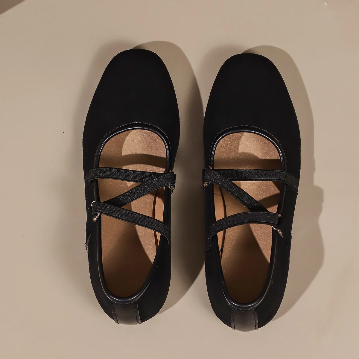 여성 크리스크로스 스트랩 발레 플랫 라운드 토 메리 제 - Espadrille Slip On 리뷰 및 가격