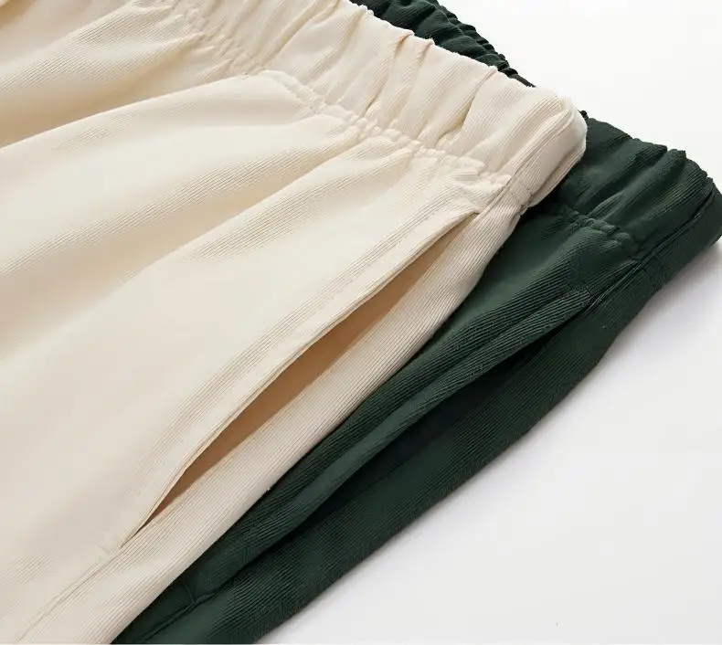 High-end 275g pure cotton short pants with custom logo, casual and loose-fitting, breathable, large-sized short pants, custom lo