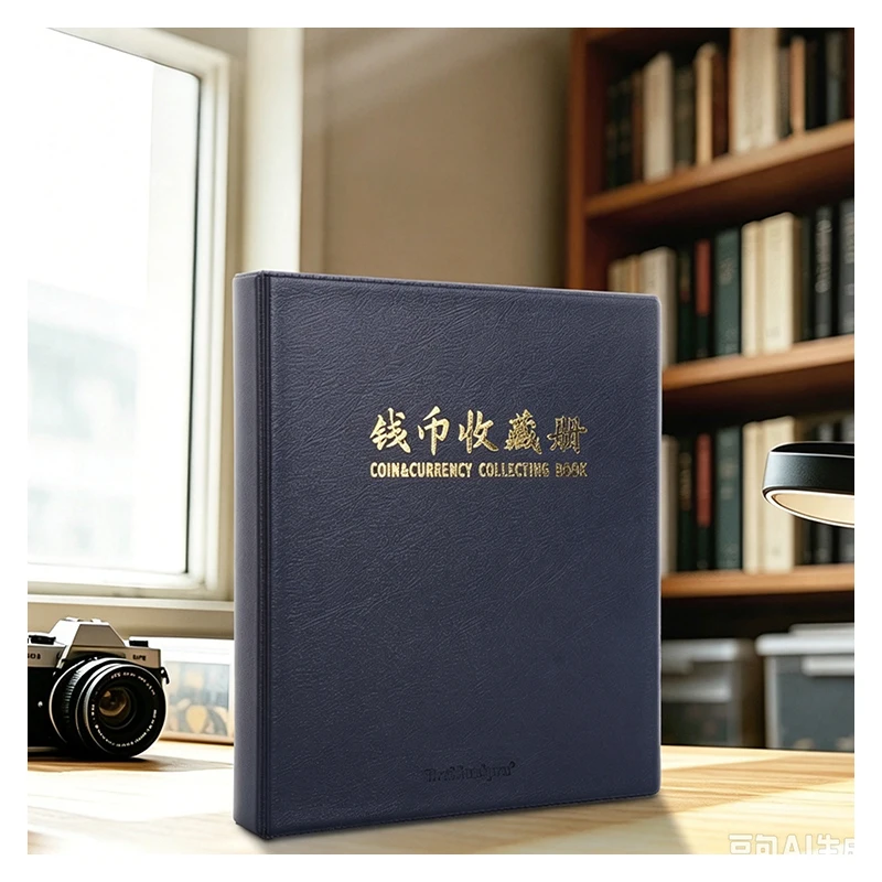 Large Coin Collection Album Pages Book Holder for Collectors Coin Binder Sheets Paper Money Organizer Banknote Protective Sleeve