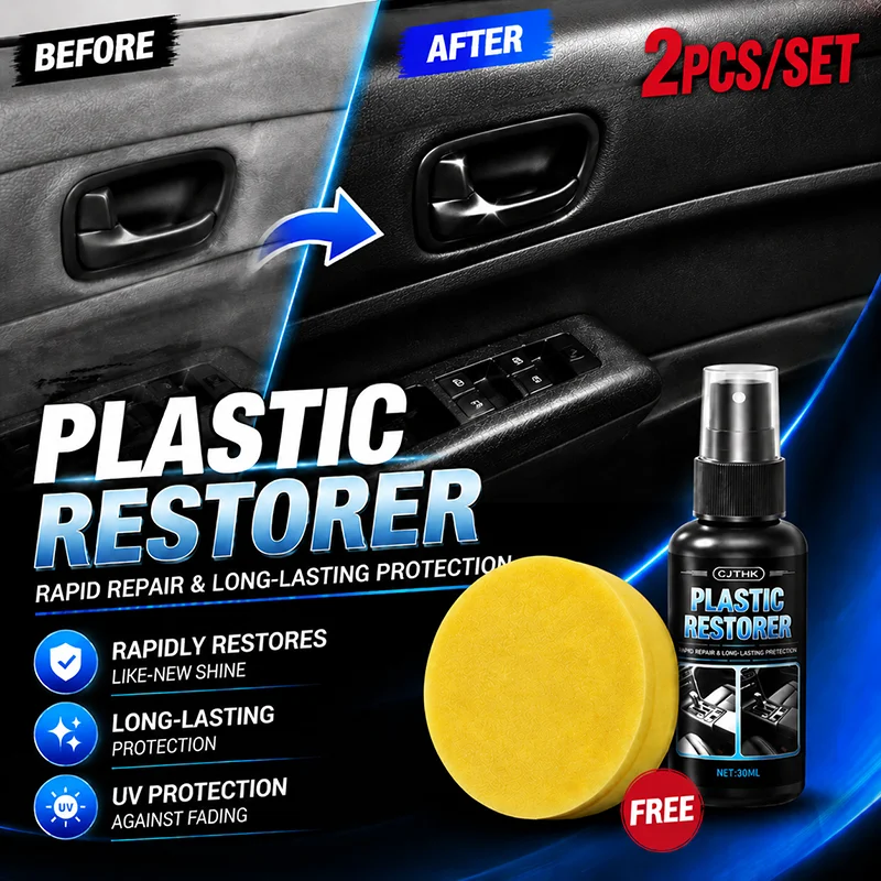 Car Plastic Restorer Back To Black Gloss Plastic Renovator Longlasting Coating Leather Restore Auto Polish Cleaning Products
