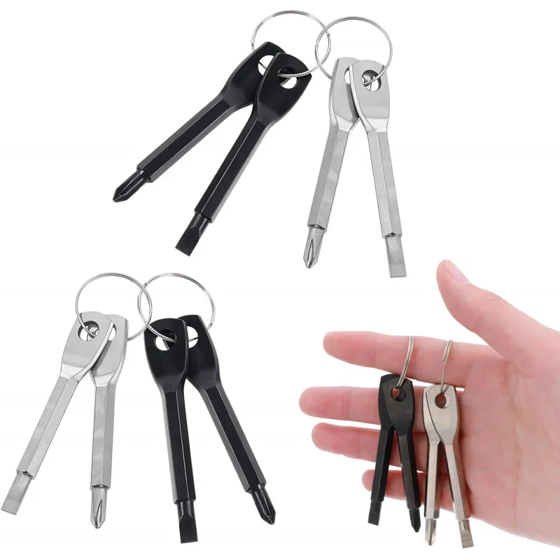 

Набор из 8-х шт., набор отверток с плоской головкой и крестообразным шлицем, карманный брелок, набор отверток, набор гаджетов для путешествий