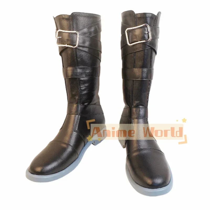 Geshu Lin 코스프레 신발 부츠, 커스텀 제작, 할로윈 카니발 크리스마스 물결