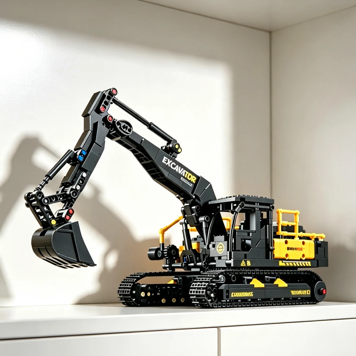 Home Decor City Engineering Excavator Model Technical Blocks City Construction Vehicle MOC Cars Truck Bricks Toy Gift