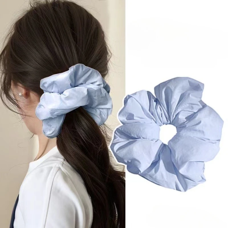 

Cloud hair band, high ponytail does not hurt hair, high-end hair band, ball head hair accessories.