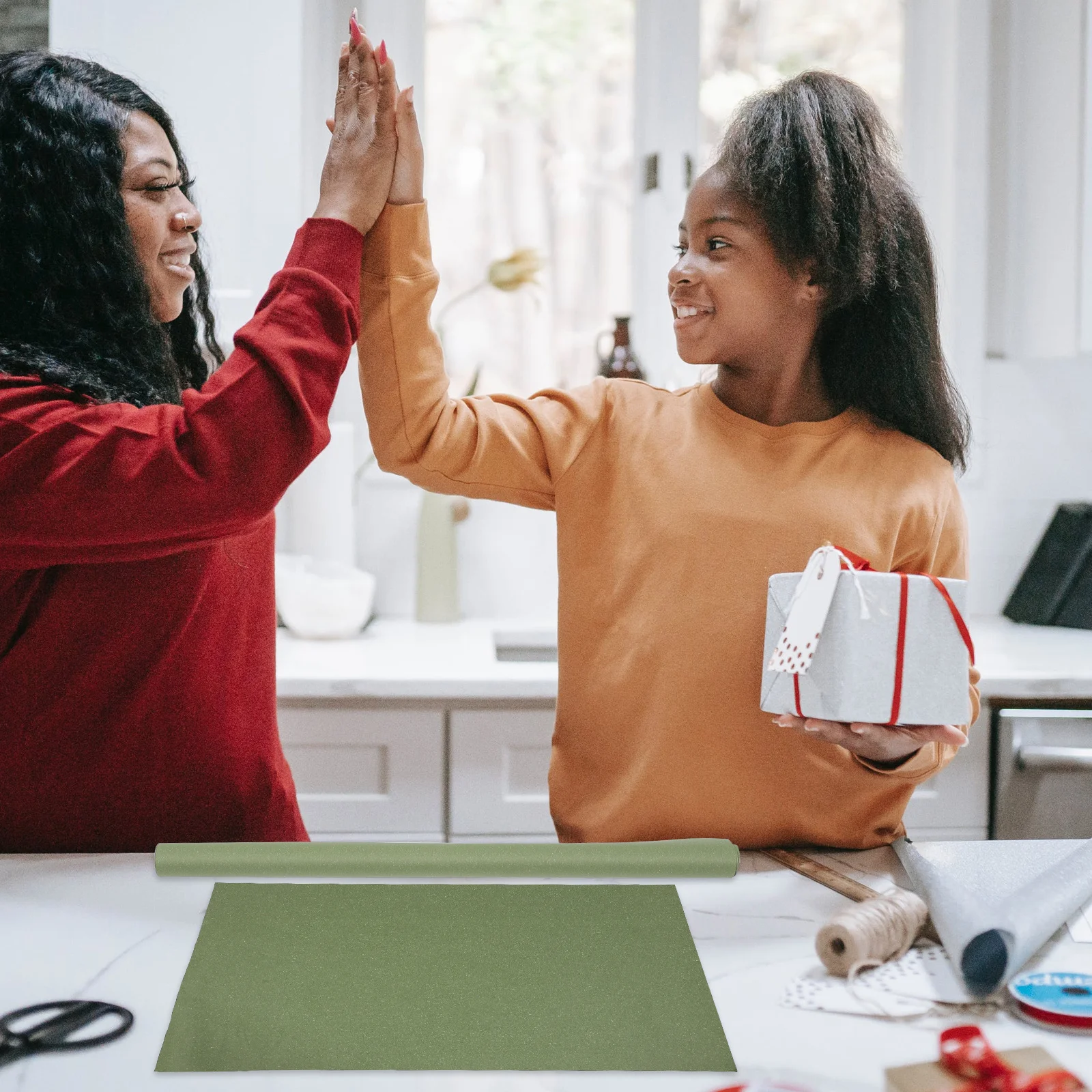 1 Lembar Kertas Pembungkus Bunga Kertas Pembungkus Kado untuk Kotak Teh Buku Seni Buket Perlengkapan Liburan Ulang Tahun Valentine