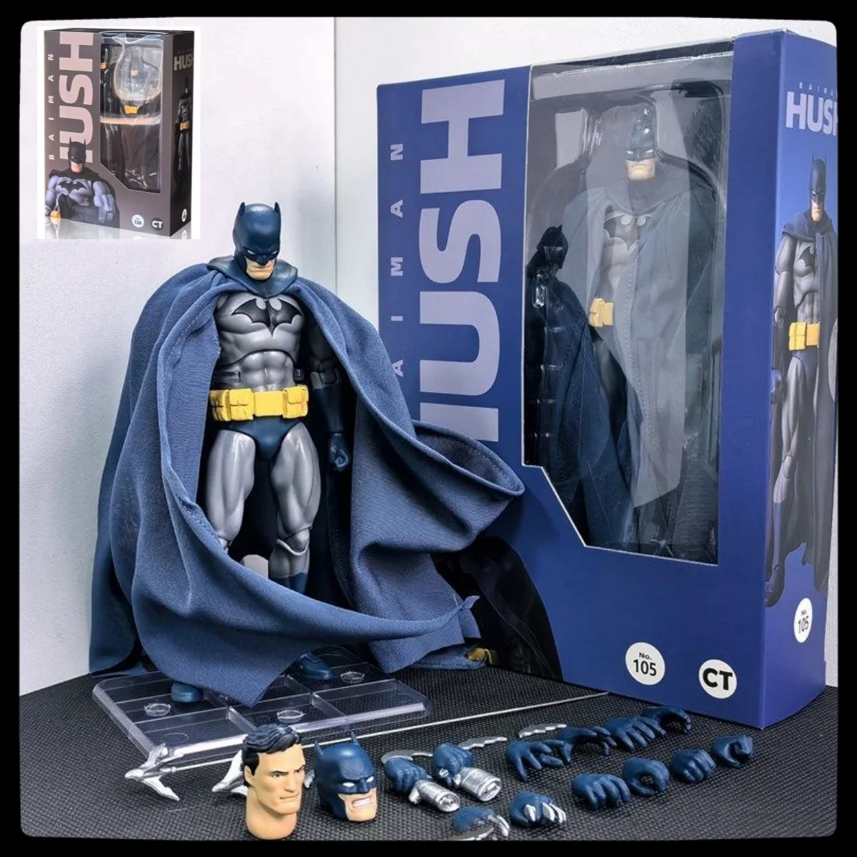 شخصية الرسوم المتحركة مارفل باتمان الأسود كارتون العدالة الدوري تيار مستمر دمية مفصلية كارتون نموذج لجسم لعبة الرجال هدية عيد ميلاد