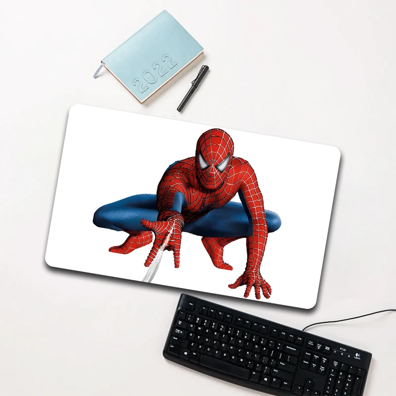 

Marvel Spider-Man White Squat Mouse Pad Large Non-slip Waterproof Desk Mat for Laptop Office