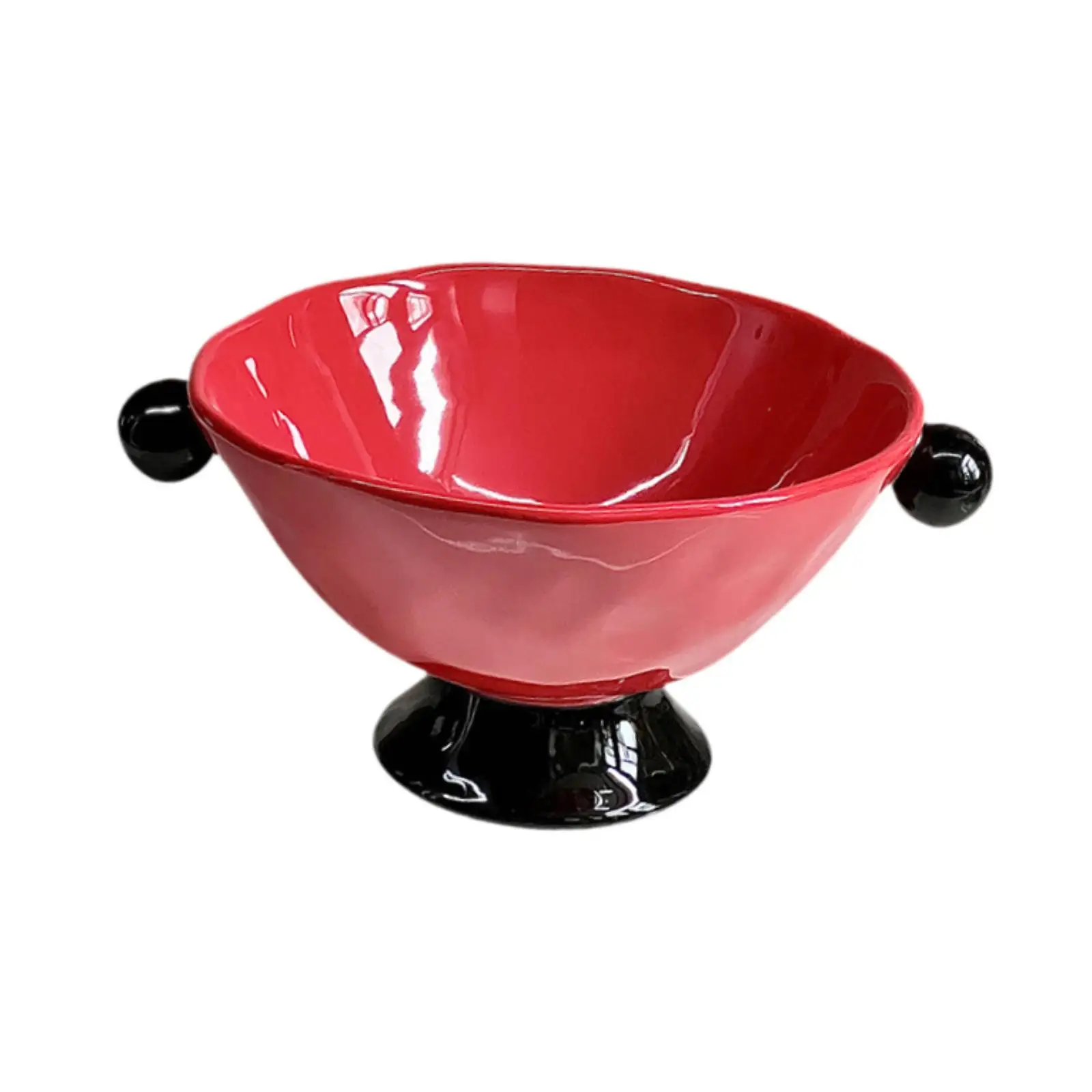 Double Bead Handle Fruit Bowl Fruit Bowl Basket for Dining Room Counter