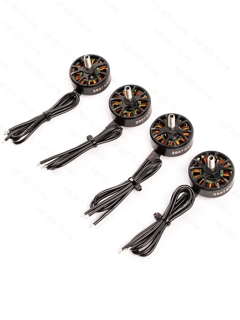 For FLYROUN 2807 KV1300 brushless motor 7 inch FPV crossing machine, model aircraft 3-6S racing motor