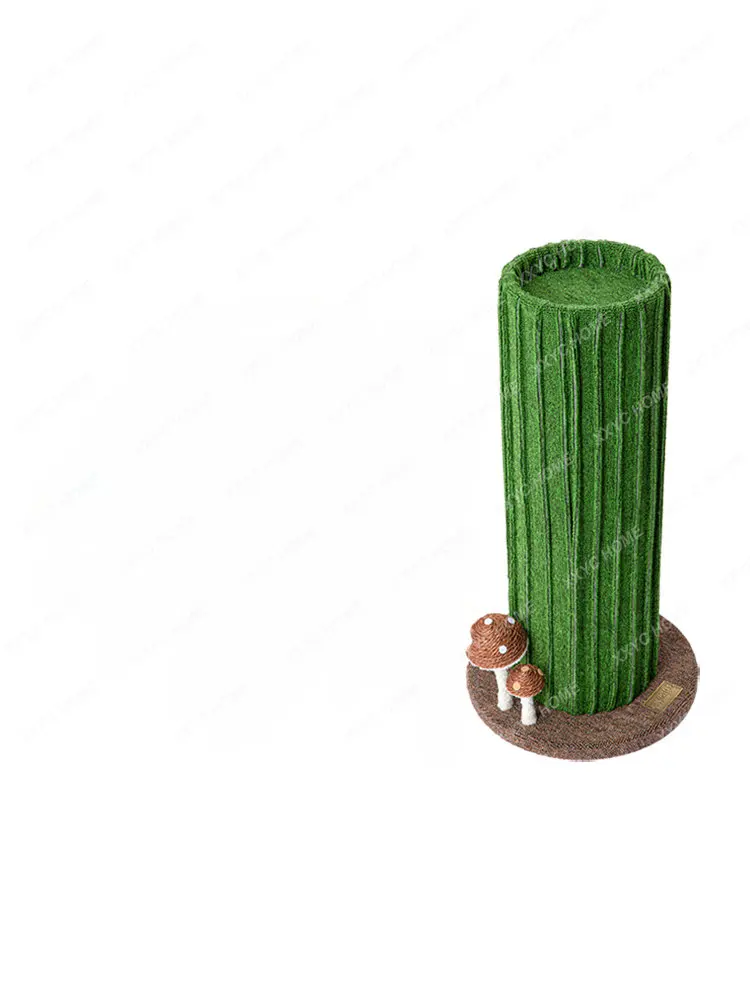 

Cat Climbing Frame Cactus Scratching Pole Vertical Cat Scratching Board Non-Chip Grinding Claw Cat Toy Cat-Related Products