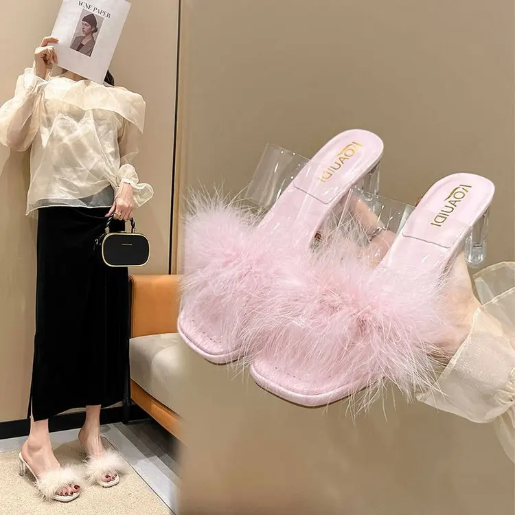 

Женские туфли, низкие женские шлепанцы, Роскошные блестящие шлепанцы в римском стиле на квадратном каблуке, лето 2024