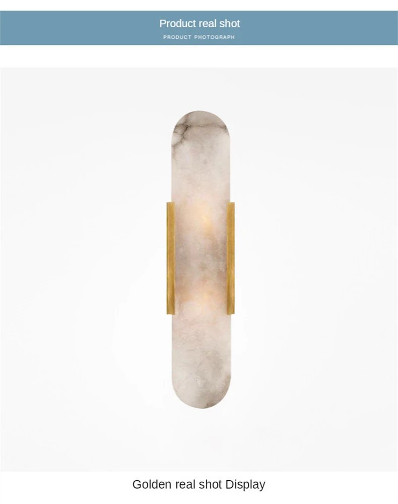 Nordic Modern High-End Marble Bedroom Bedside Lamps Living Room Wall Lighting Elegant Room Decor Marble Interior Wall Led Lights