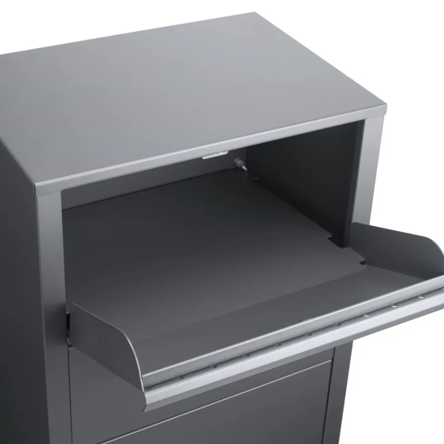 Große, verriegelbare Paket-Drop-Box mit einem Fach