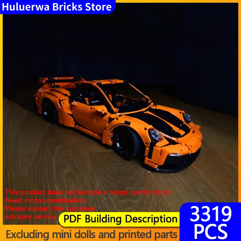 

Модель скоростного гоночного автомобиля MOC, строительные кирпичи GT3, верхний уровень, спортивный автомобиль, модульная технология, подарки, праздник, сборка, детские игрушки, костюм