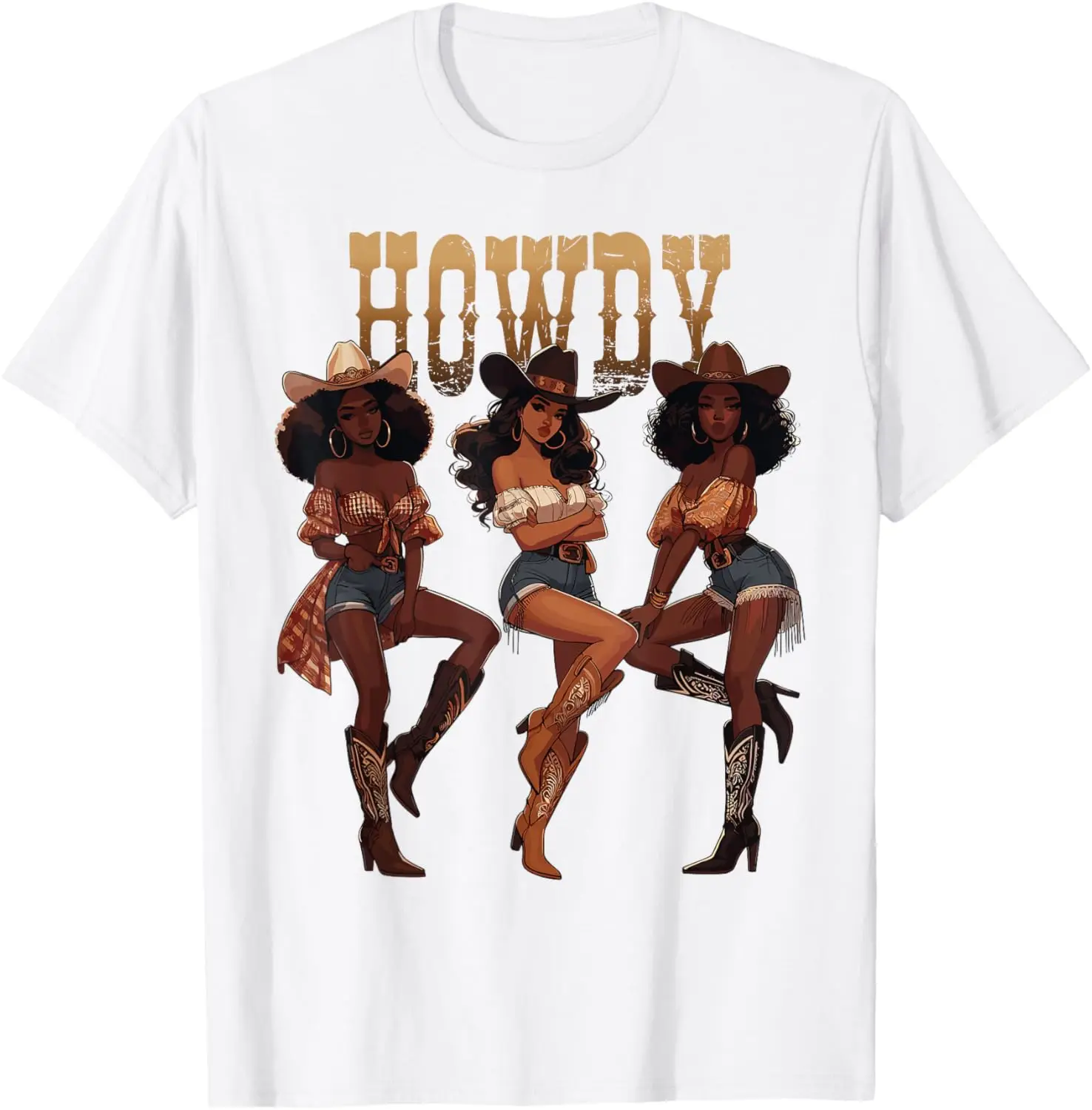 

Новая футболка - футболка Black Cowgirl Western Rodeo Melanin History Texas Howdy