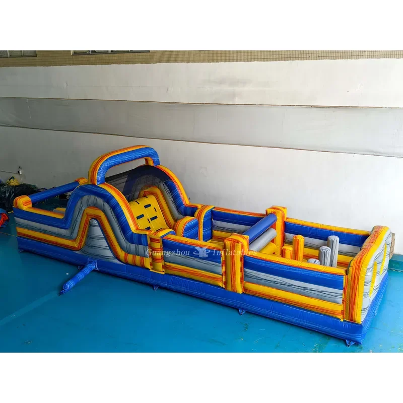 Race Game Inflatable Obstacle Course Funny Large Inflatable Combo New Popular