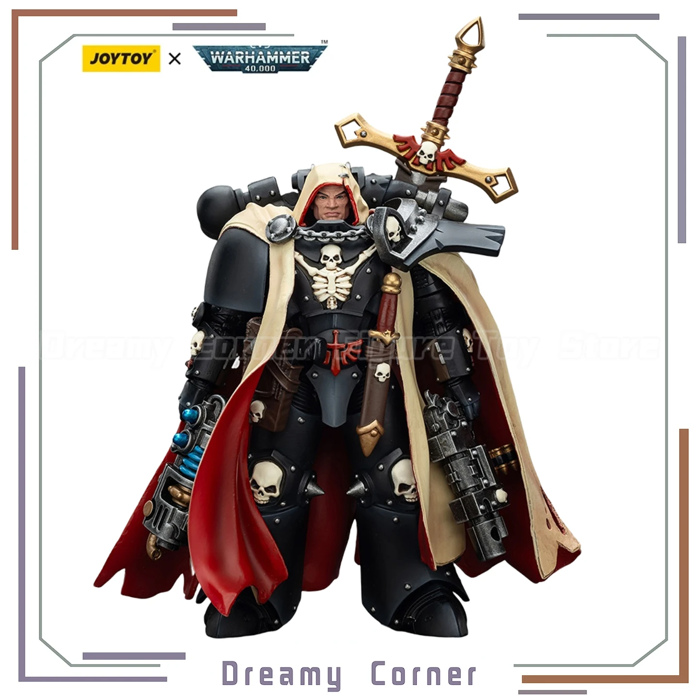 【متوفر】ألعاب شخصيات الحركة الأصلية JOYTOY Warhammer 40K Chaos Space Marines Cypher Lord of The Fallen 1/18 #6