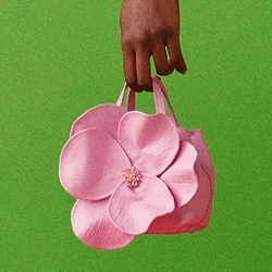 Borsa da donna, borsa a fiori petalo francese, borsa a fiori creativa, monospalla, borsa a catena a tracolla