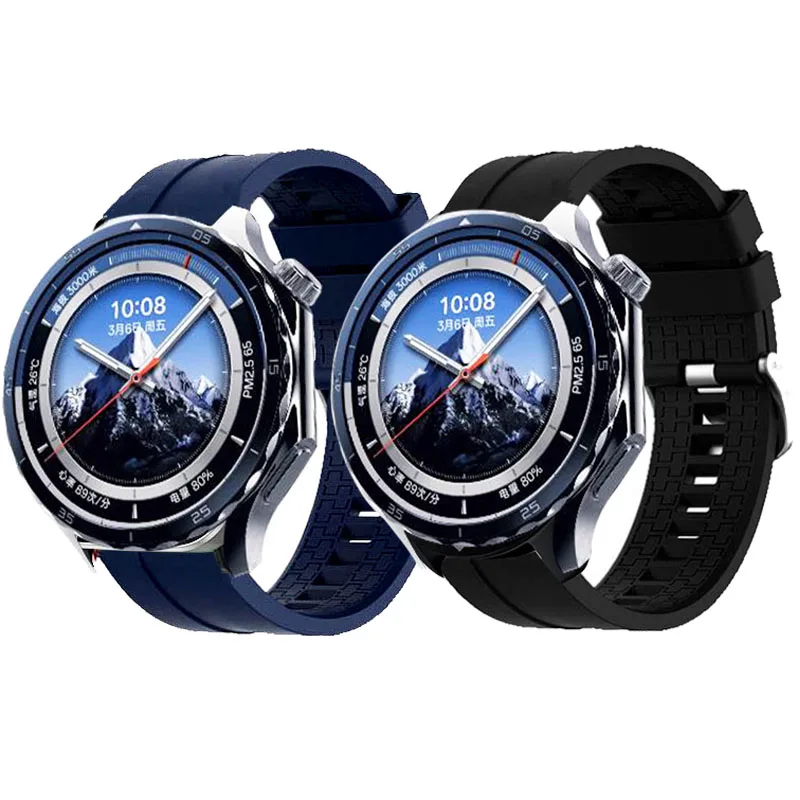 Correa de repuesto de silicona para OnePlus Watch 2, Correa para Oppo Watch X2 4 Pro, accesorio de pulsera de 22mm