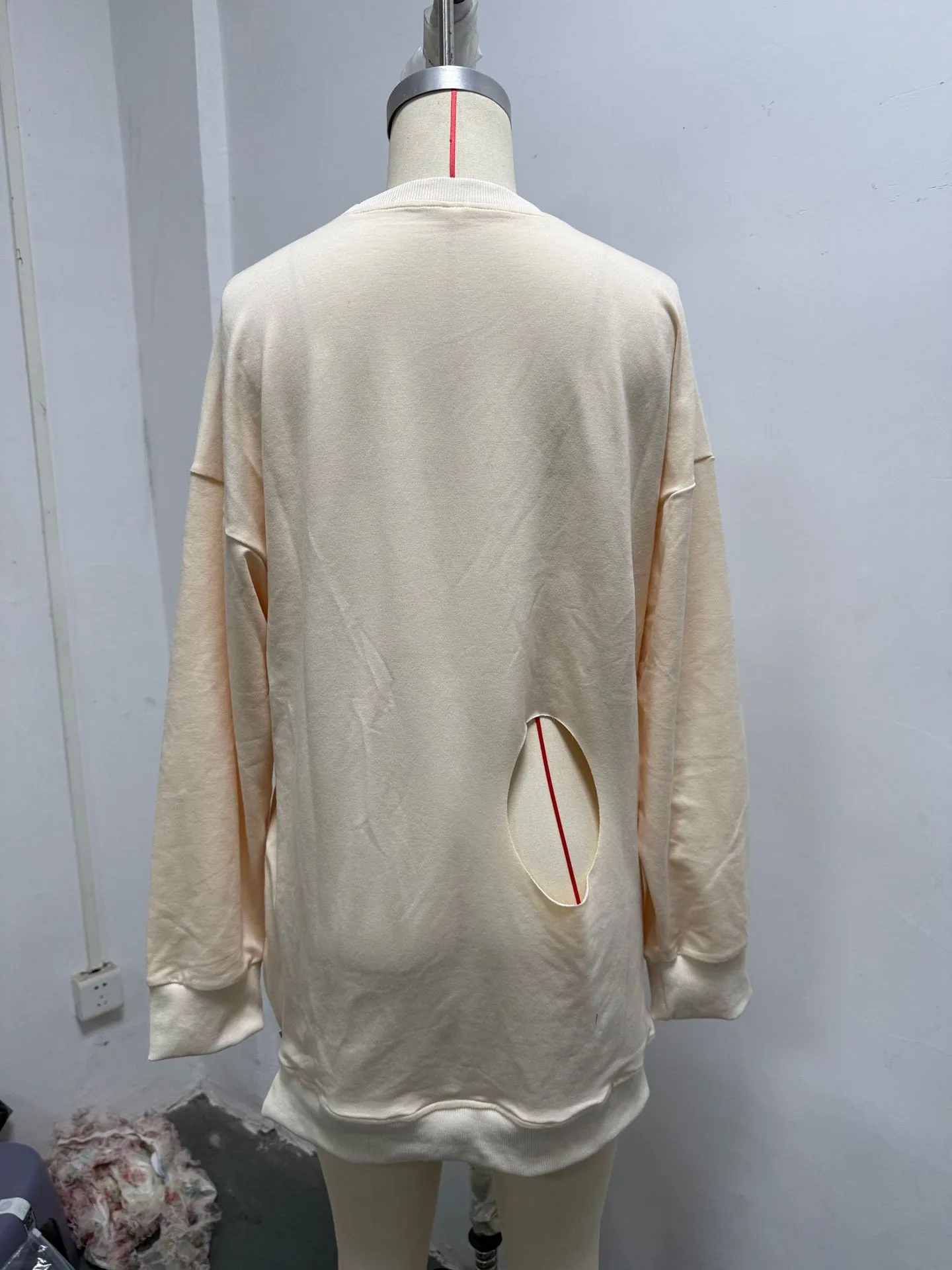 Style Pullover Hoodie Regular Fit Commute Style with Round Neck Asymmetrical No Hood Standard Length Single Women Sweatshirt